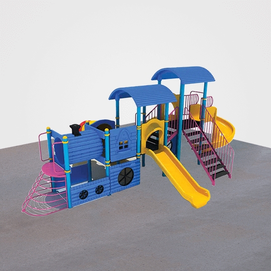 Metal Oyun Parkı Tren Model
